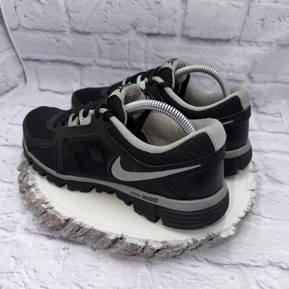 Nike Dual Fusion ST2 Womens Size 9.5 Black Sliver Training Shoes Sneakers - Picture 8 of 11